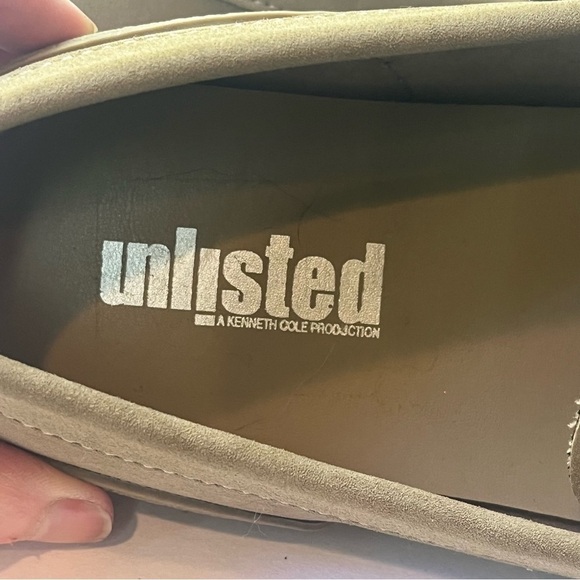 UNLISTED by KENNETH COLE Wister Belt Driver Faux Suede Mens Loafers Size 8 - Picture 7 of 14